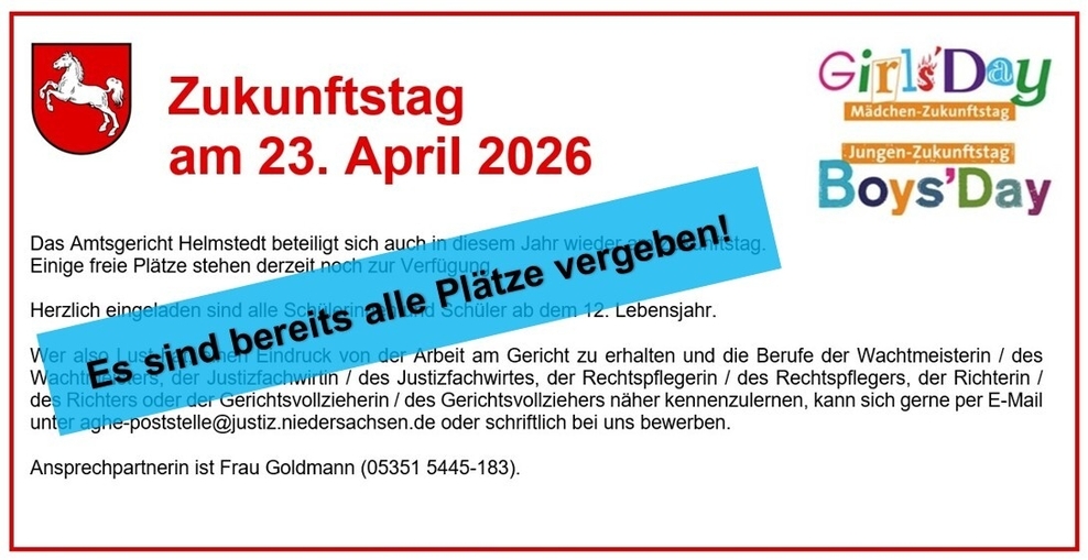 Zukunftstag 2026